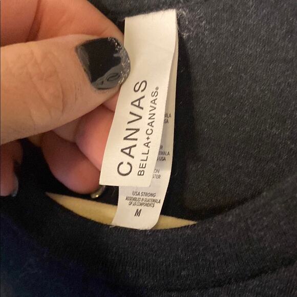 Bella Canvas Black Boston Sports Club t-Shirt - Picture 2 of 4